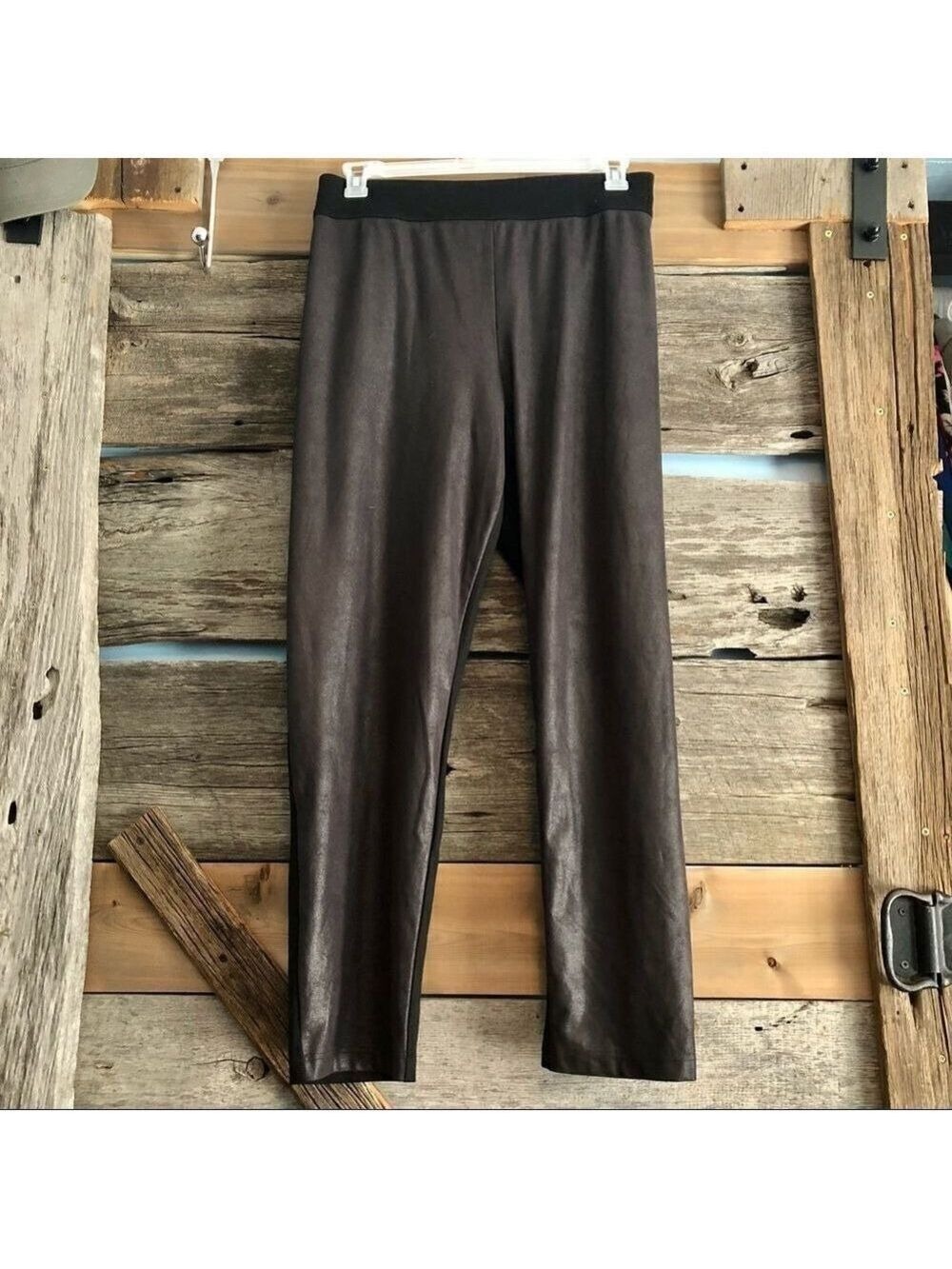 𝅺michel Studio collection coated leggings plus size 24